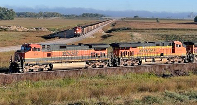 Photo: BNSF trains.